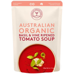Australian Organic Food Co Tomato and Basil Soup