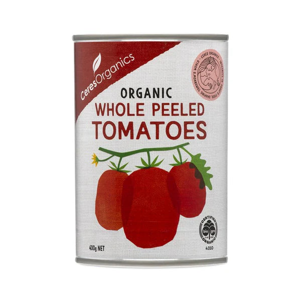 Whole peeled tomato cans